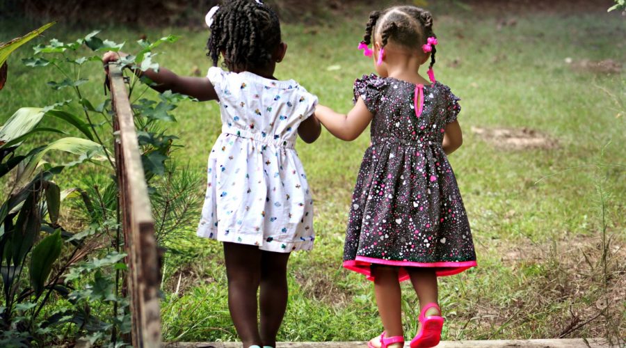 friendship of little girls