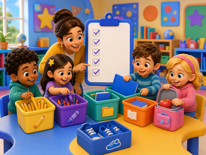 KidNation style classroom supply sorting activity