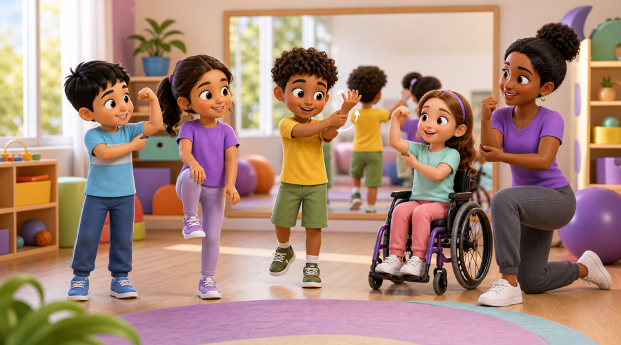 Human Body activity for kids in polished KidNation 3D style