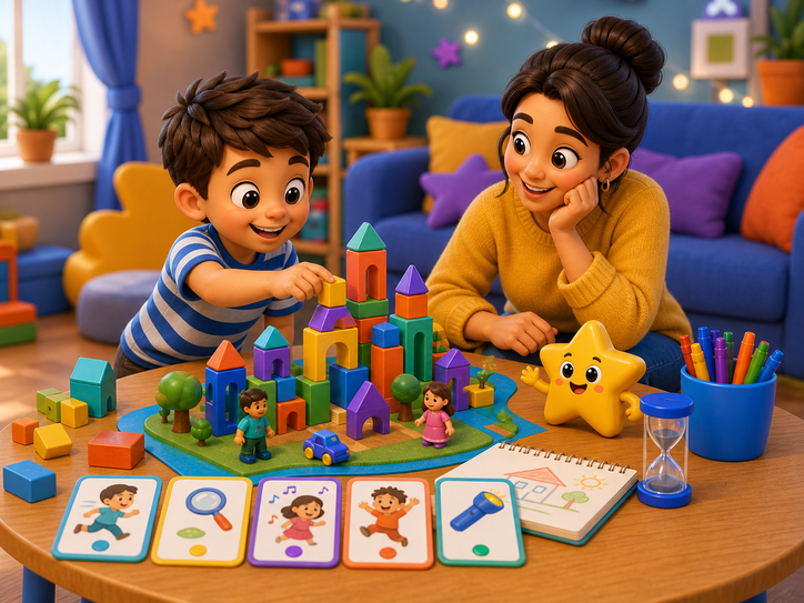 KidNation style child building and storytelling at home instead of screen time