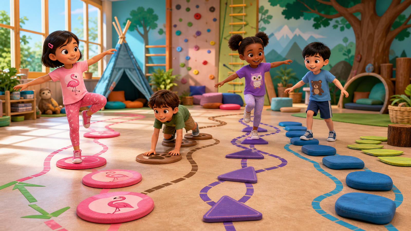 An Animal Balance Trail for Kids Ages 5-8 — activity introduction
