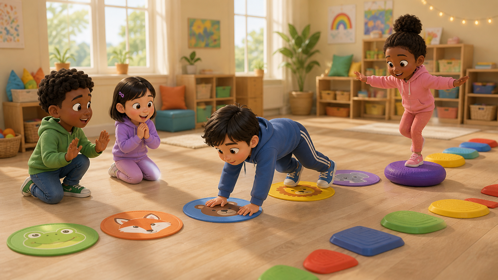 An Animal Balance Trail for Kids Ages 5-8 — guided practice