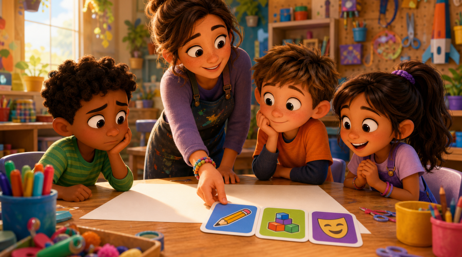 Creative Choice Activities for Kids Ages 5-8 — hero illustration