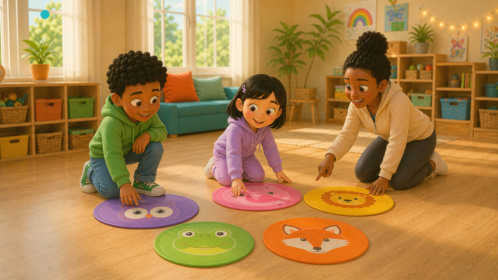 A Direction-Following Floor Path for Kids — positive result
