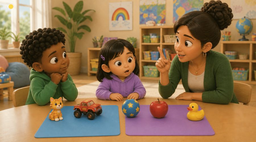 An Indoor Texture Hunt for Kids — activity introduction