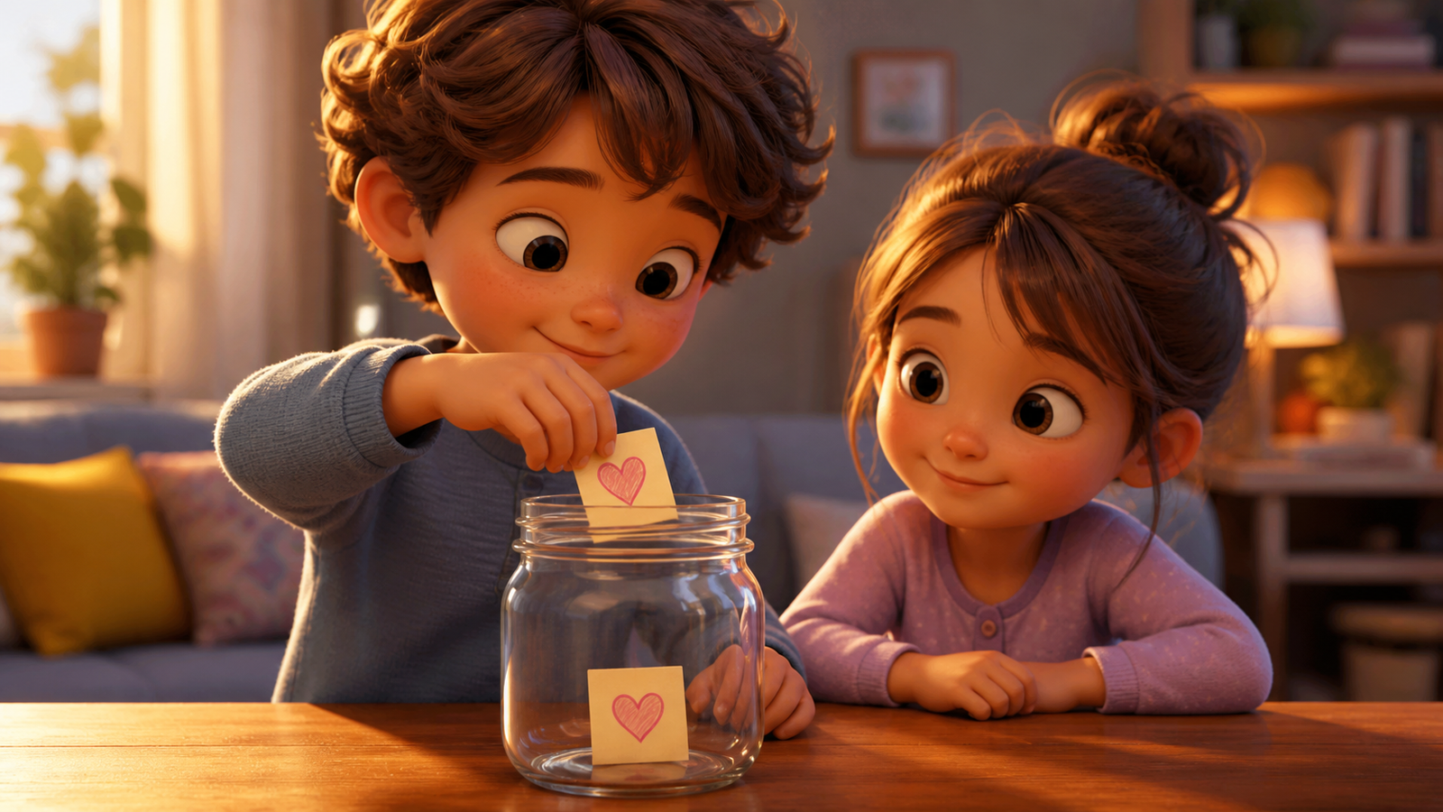 A Kindness Noticing Jar for Families — guided practice