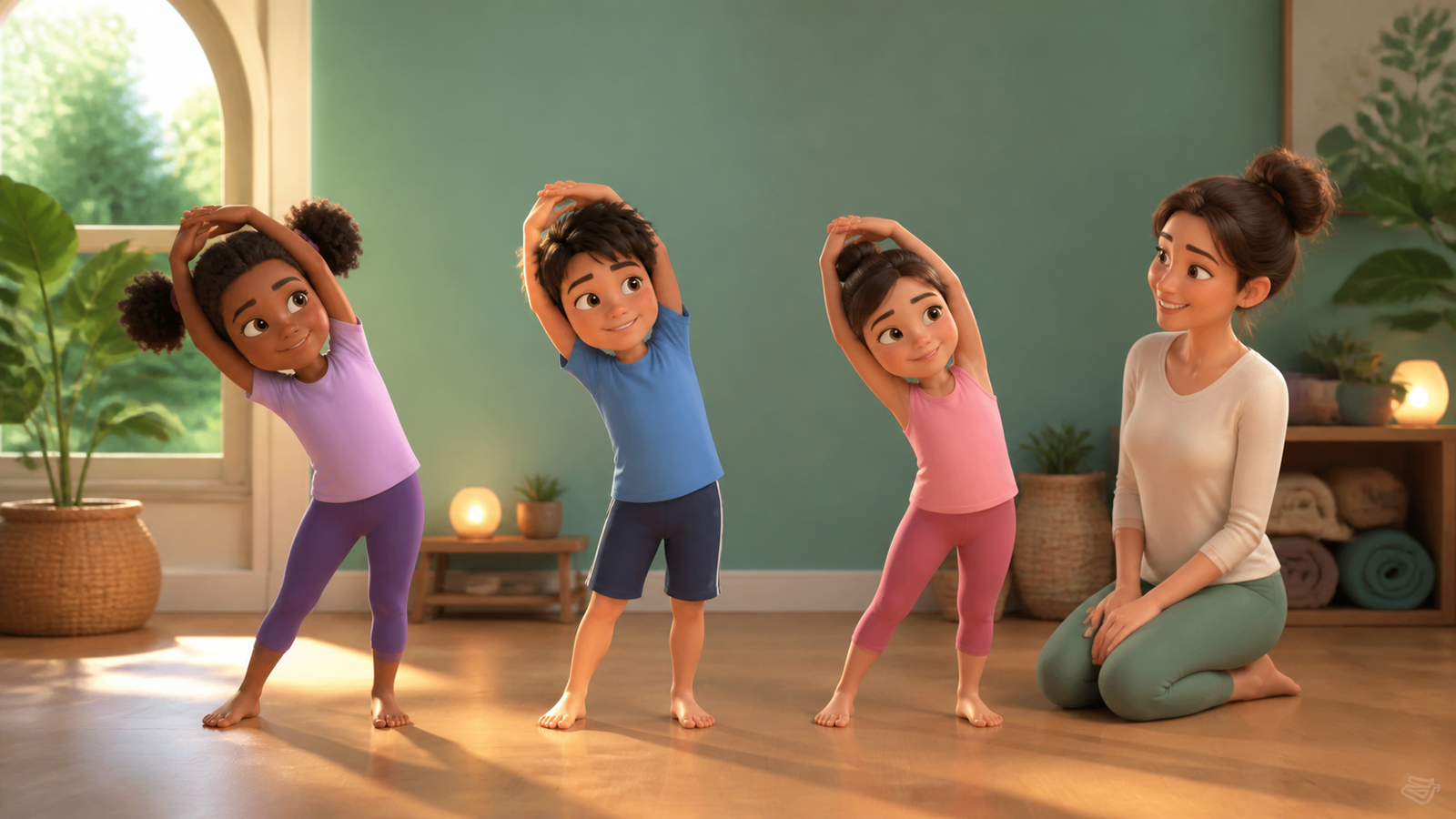 A Mirror Movement Partner Game for Kids — guided practice