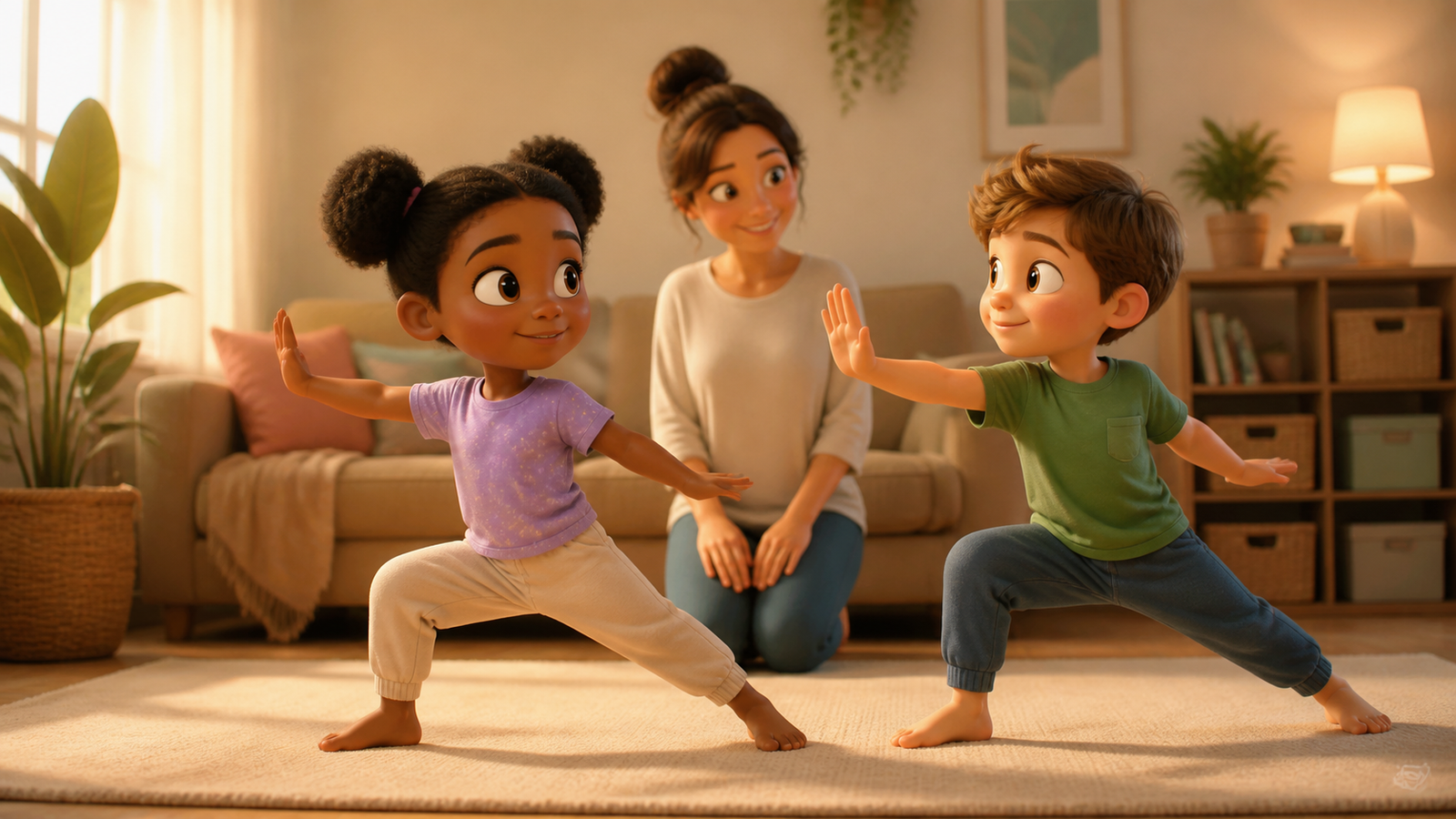 A Mirror Movement Partner Game for Kids — positive result