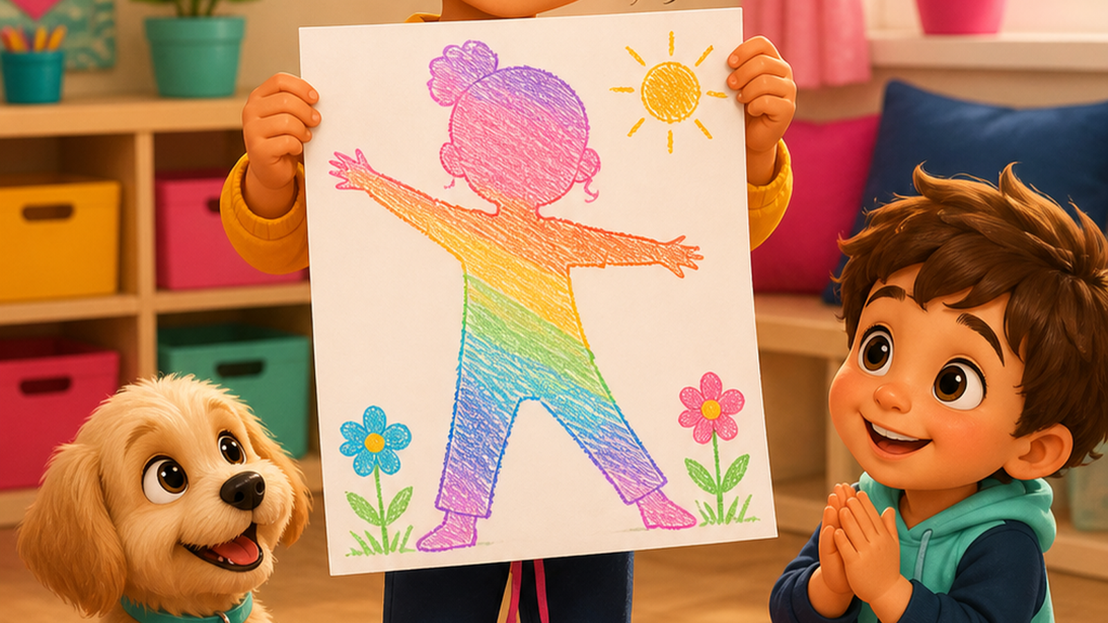 A Paper Chain Teamwork Challenge for Kids — positive result