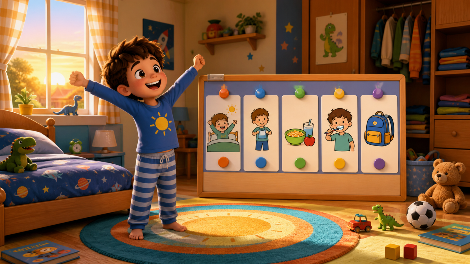 A Picture Morning Routine for Kids Ages 5-8 — activity introduction
