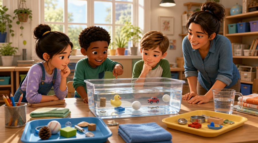 A Sink-or-Float Observation Activity for Kids — activity introduction