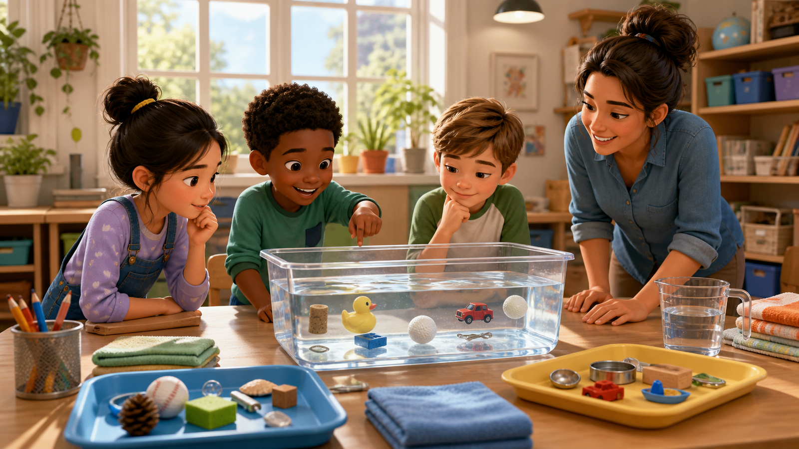 A Sink-or-Float Observation Activity for Kids — activity introduction