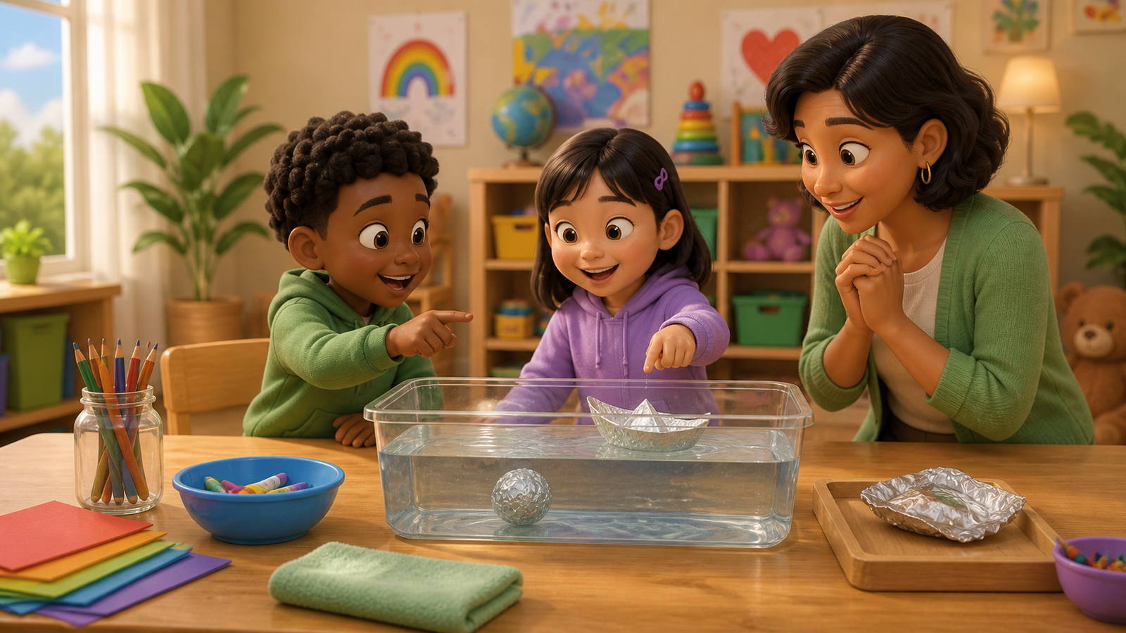 A Sink-or-Float Observation Activity for Kids — positive result