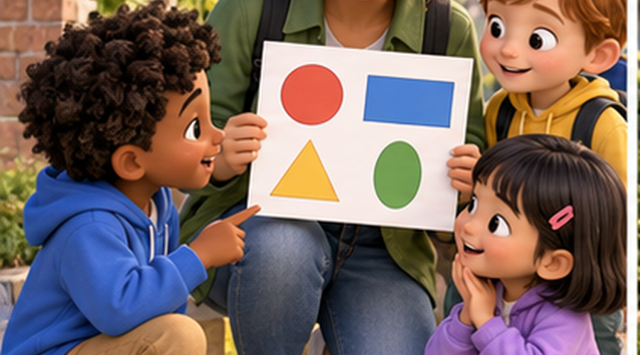 A Neighborhood Shape-Spotting Walk for Kids — activity introduction