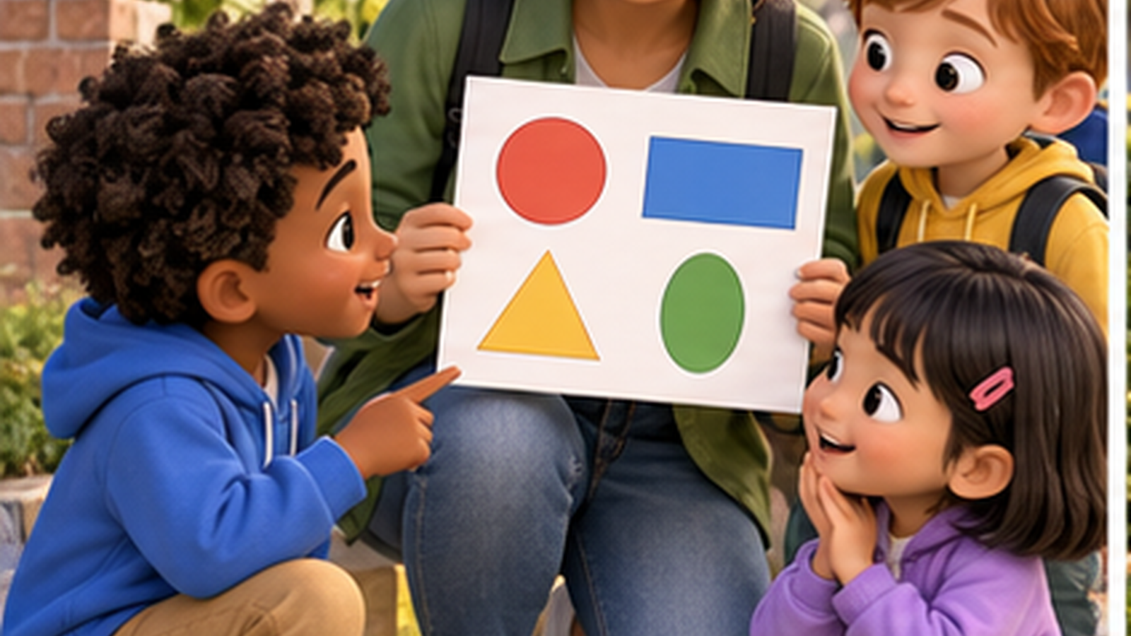 A Neighborhood Shape-Spotting Walk for Kids — activity introduction