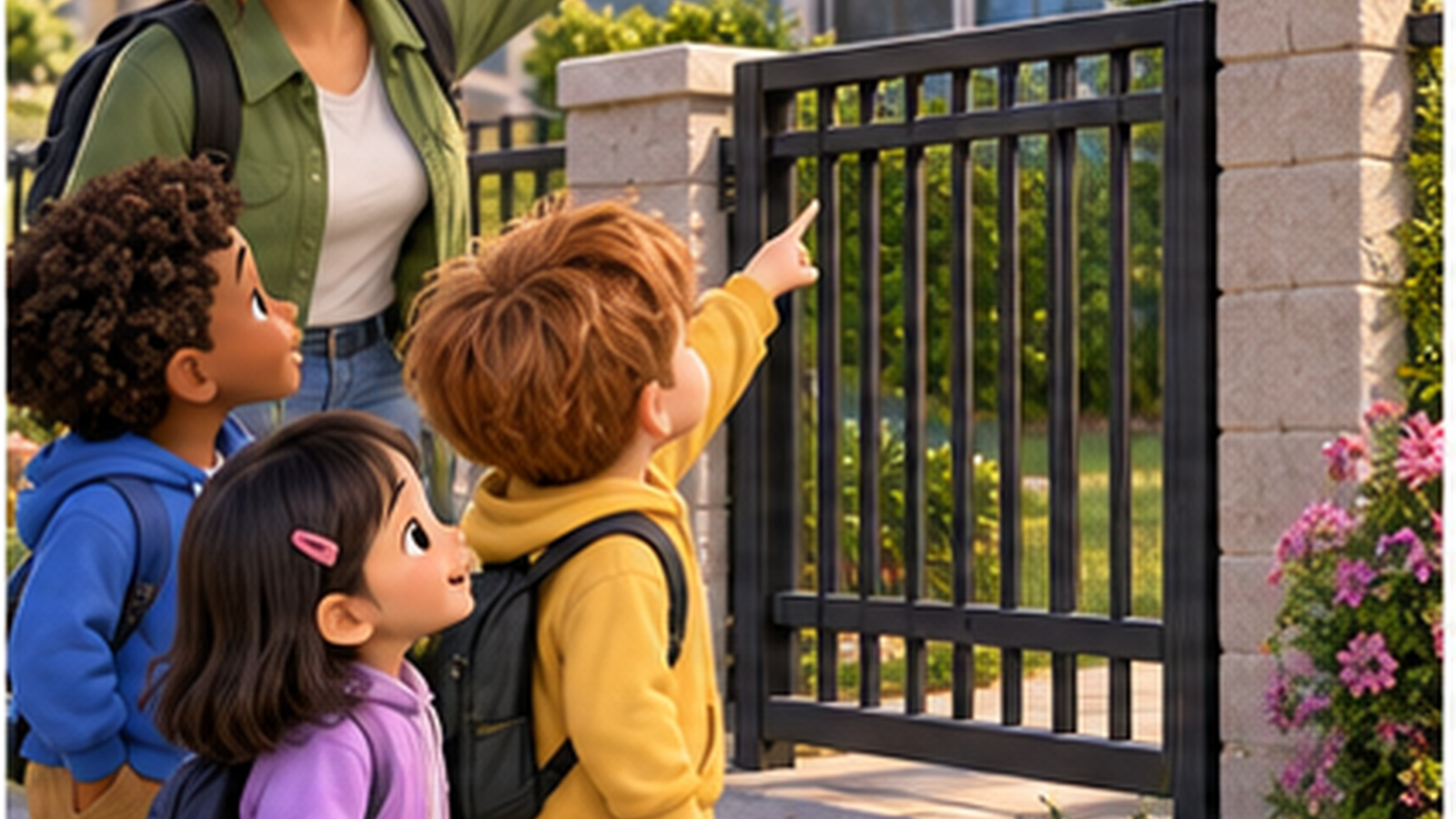A Neighborhood Shape-Spotting Walk for Kids — guided practice