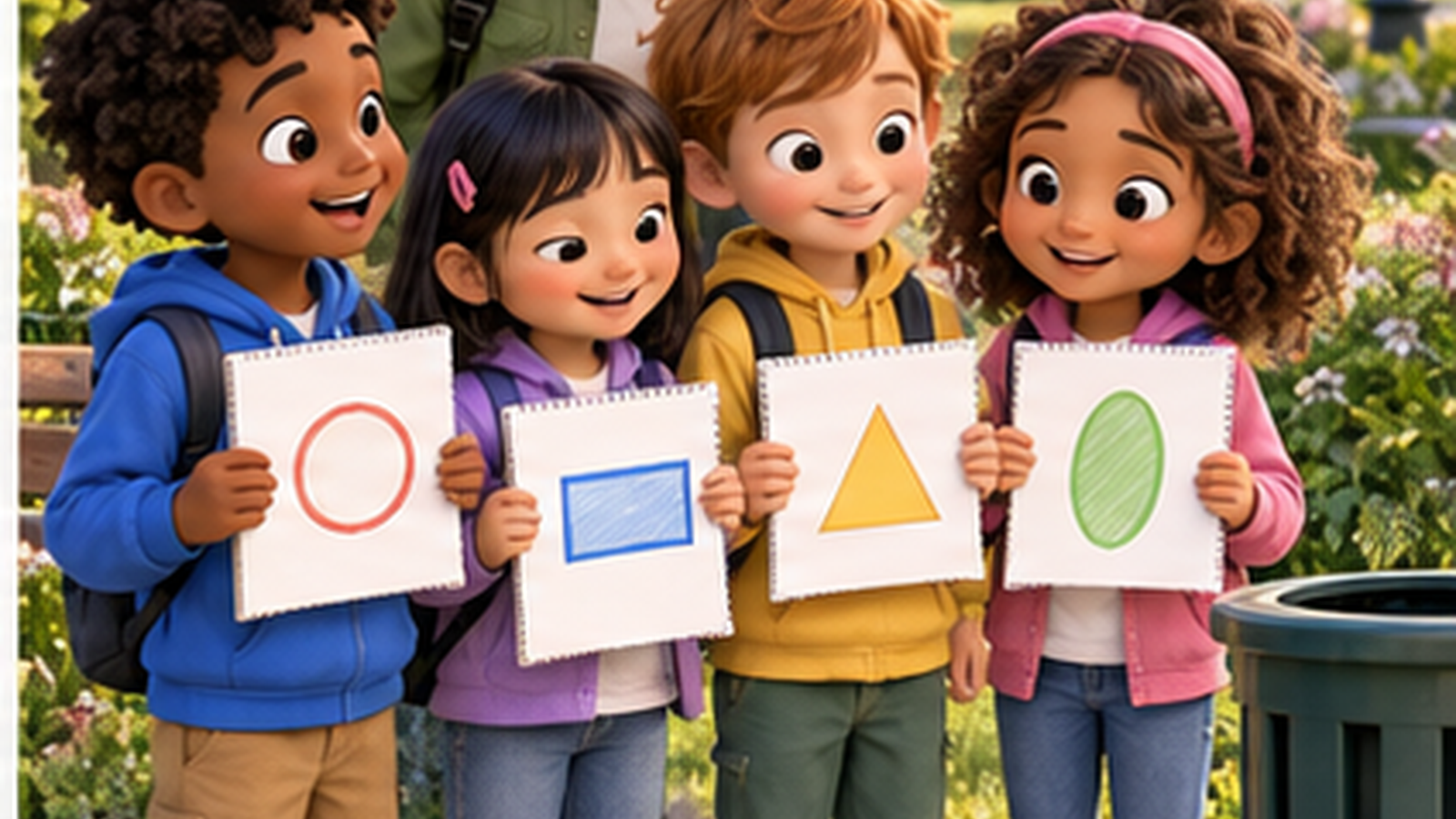 A Neighborhood Shape-Spotting Walk for Kids — positive result