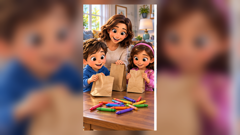 A Paper Bag Puppet Conversation for Kids — activity introduction