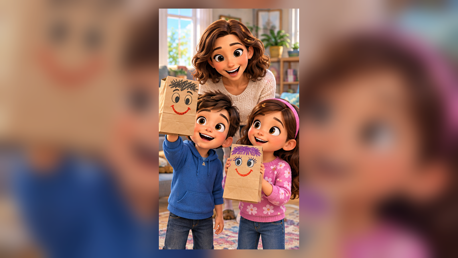 A Paper Bag Puppet Conversation for Kids — guided practice