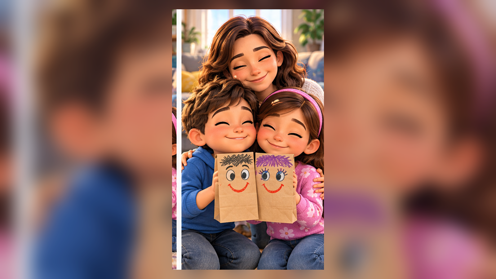 A Paper Bag Puppet Conversation for Kids — positive result