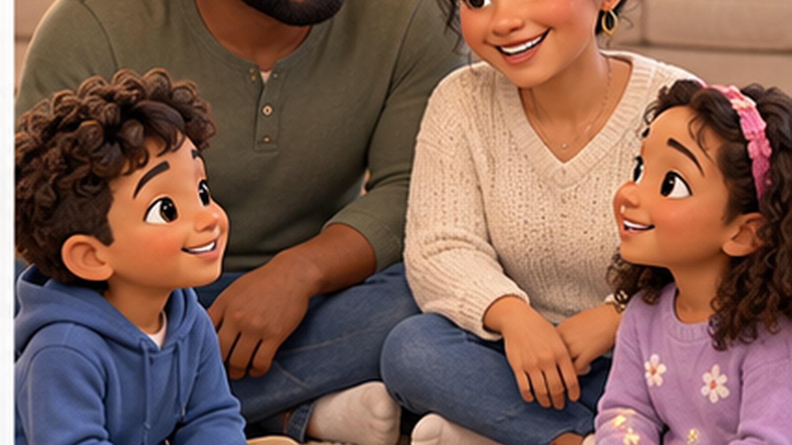 A Soft-Ball Question Circle for Families — positive result