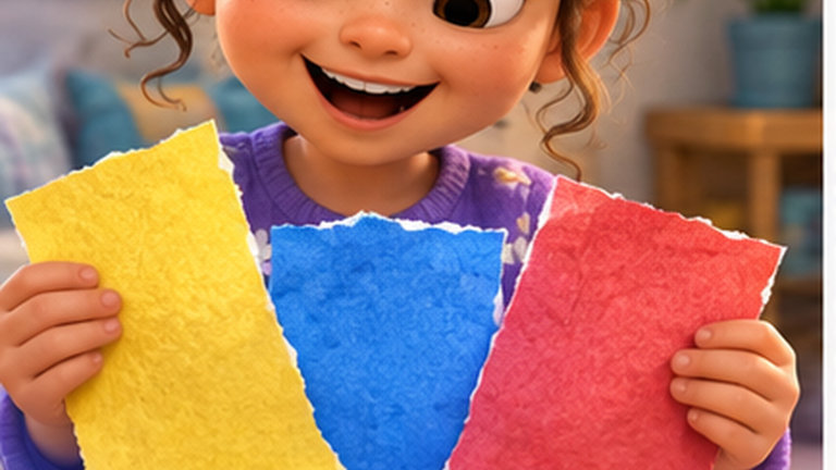 A Torn-Paper Shape Collage for Kids — activity introduction
