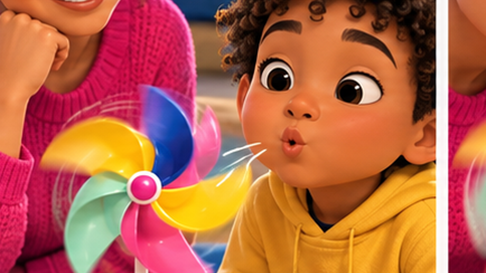 Gentle Pinwheel Breathing for Kids — guided practice