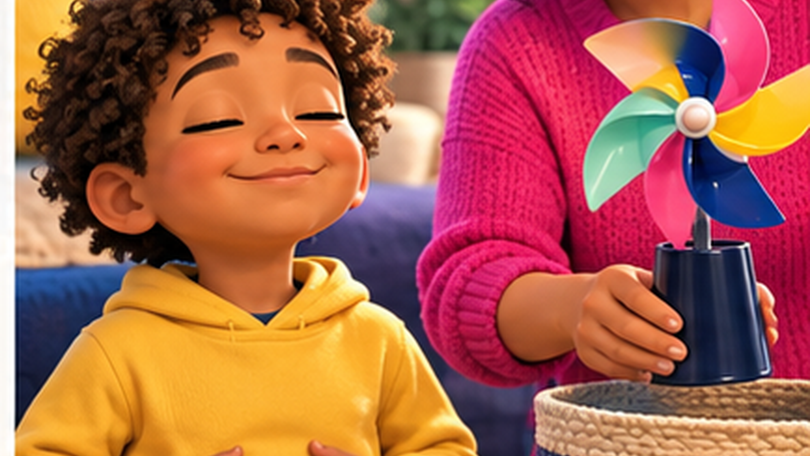 Gentle Pinwheel Breathing for Kids — positive result