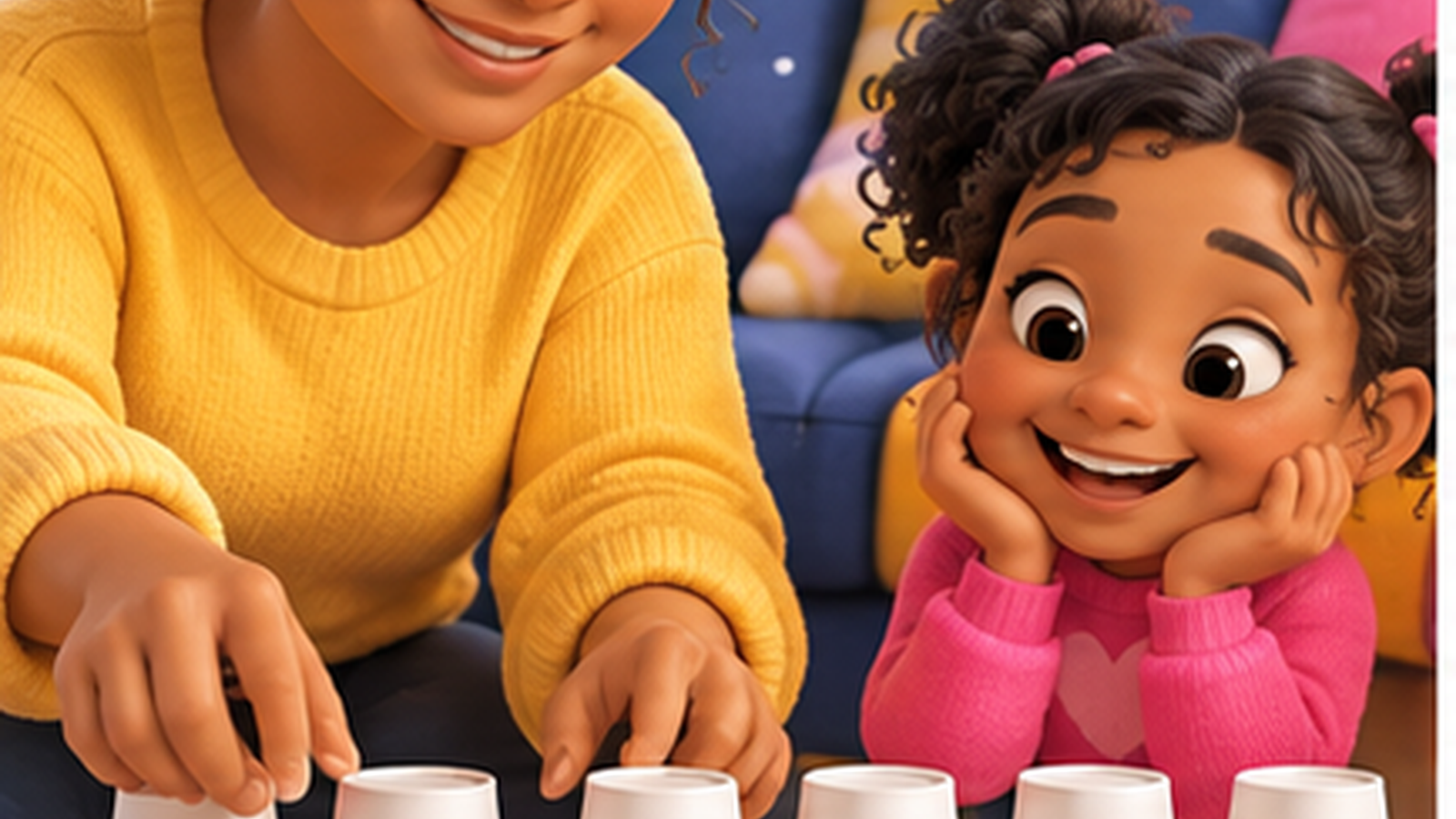 Paper Cup Pattern Building for Kids — activity introduction